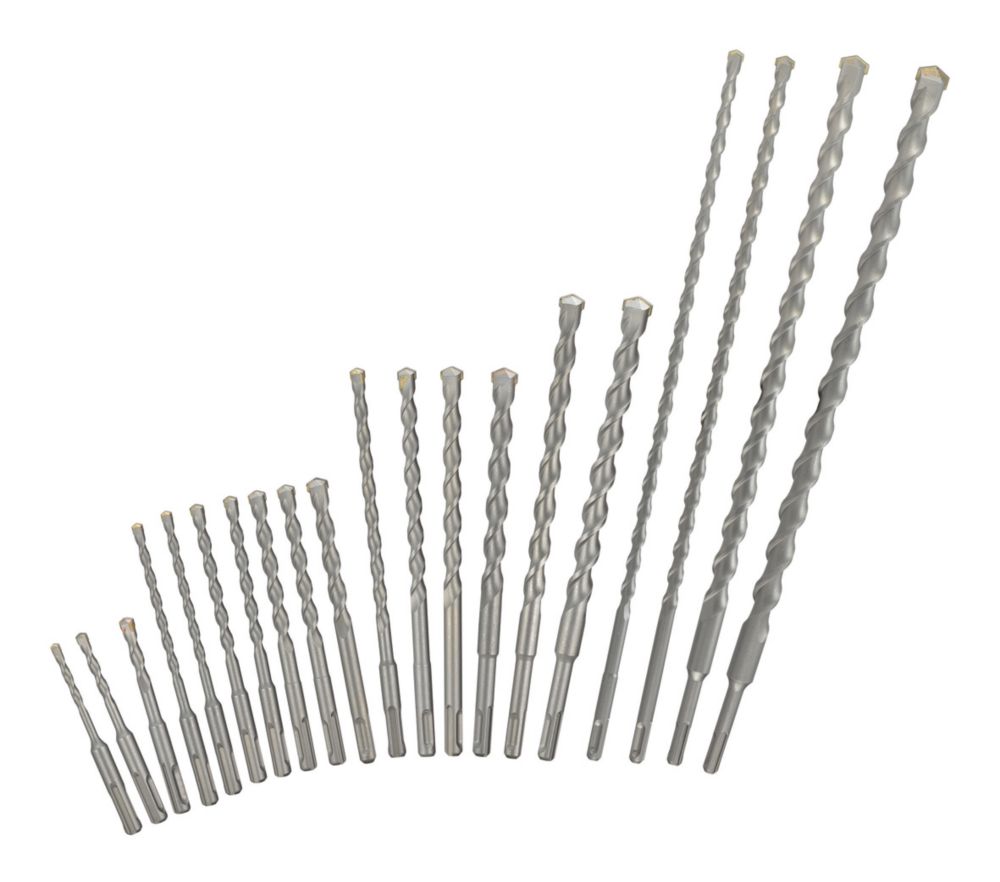 Titan SDS Plus Shank Masonry Drill Bits 20 Piece Set Screwfix