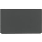 Knightsbridge  2-Gang Blanking Plate Anthracite