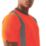 Regatta Pro Contract Short Sleeve Hi-Vis T-Shirt Orange Small 37.5" Chest