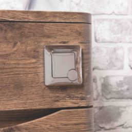 ETAL Porto Dual-Flush Square Plate Chrome