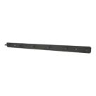 Essentials 6-Hook Rail Matt Black 650mm x 45mm