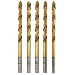 Erbauer  Straight Shank Metal Drill Bits 3.5mm x 70mm 5 Pack