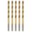 Erbauer  Straight Shank Metal Drill Bits 3.5mm x 70mm 5 Pack