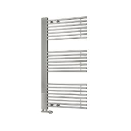 Ximax 800mm x 600mm 1419BTU Chrome Flat Designer Towel Radiator