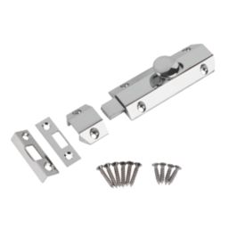 Smith & Locke Heavy Duty Surface Bolt Polished Chrome 102mm