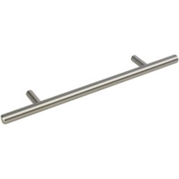 Smith & Locke  T Bar Pull Handle Brushed Nickel 208mm