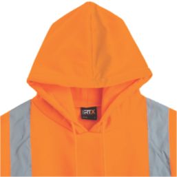 Pro RTX High Visibilty  Hoodie Orange / Navy Small 36" Chest
