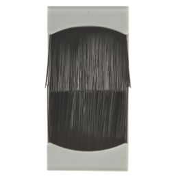 Knightsbridge NETBR1GGY Modular Brush Flex Outlet Grey