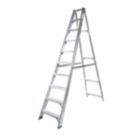 Lyte Aluminium 2.61m 10 Step Swingback A Frame Step Ladder