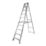 Lyte Aluminium 2.61m 10 Step Swingback A Frame Step Ladder