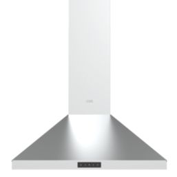 Cooke & Lewis  Chimney Hood Silver 598mm