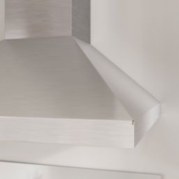 Cooke & Lewis CLCH60LKSS Chimney Hood Silver 598mm