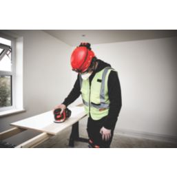 Milwaukee M18 BOS125-502B 125mm 18V 2 x 5.0Ah Li-Ion RedLithium  Cordless Random Orbit Sander