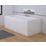 Highlife Bathrooms Halite Adjustable End Bath Panel 900mm Gloss White 2 Pieces