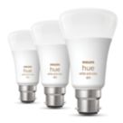 Philips Hue  E27 A60 LED Smart Light Bulb 6W 800lm 3 Pack