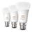 Philips Hue  E27 A60 LED Smart Light Bulb 6W 800lm 3 Pack