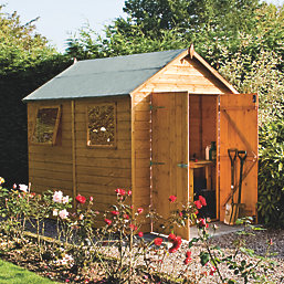 Rowlinson Premier 5' 6" x 7' 6" (Nominal) Apex Shiplap T&G Timber Shed