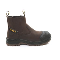 DEWALT East Haven Size 7  Brown Water-Resistant Steel Toe Cap Safety Dealer Boots