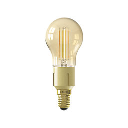 Calex Smart Lamp SES Mini Globe LED Virtual Filament Smart Light Bulb 4.9W 470lm
