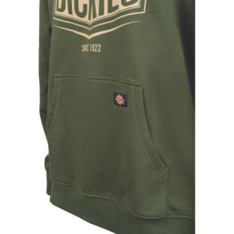 Dickies Rockfield Sweatshirt Hoodie Olive Green Medium 37-39" Chest