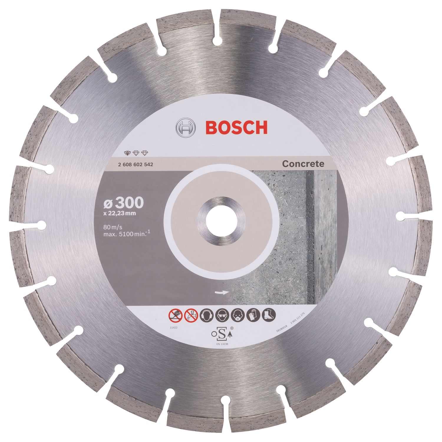 Bosch Masonry Diamond Disc 300mm x 22.23mm (900VX)