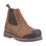 Amblers FS225 Goodyear Welted Chelsea Size 11  Brown Waterproof Steel Toe Cap Safety Dealer Boots