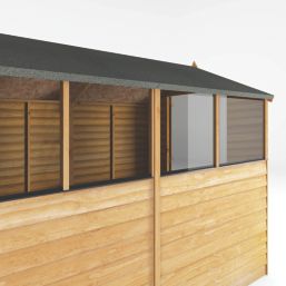 Mercia Value Single Door 6' x 7' 6" (Nominal) Apex Overlap Timber Shed