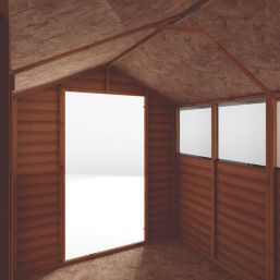 Mercia Value Single Door 6' x 7' 6" (Nominal) Apex Overlap Timber Shed