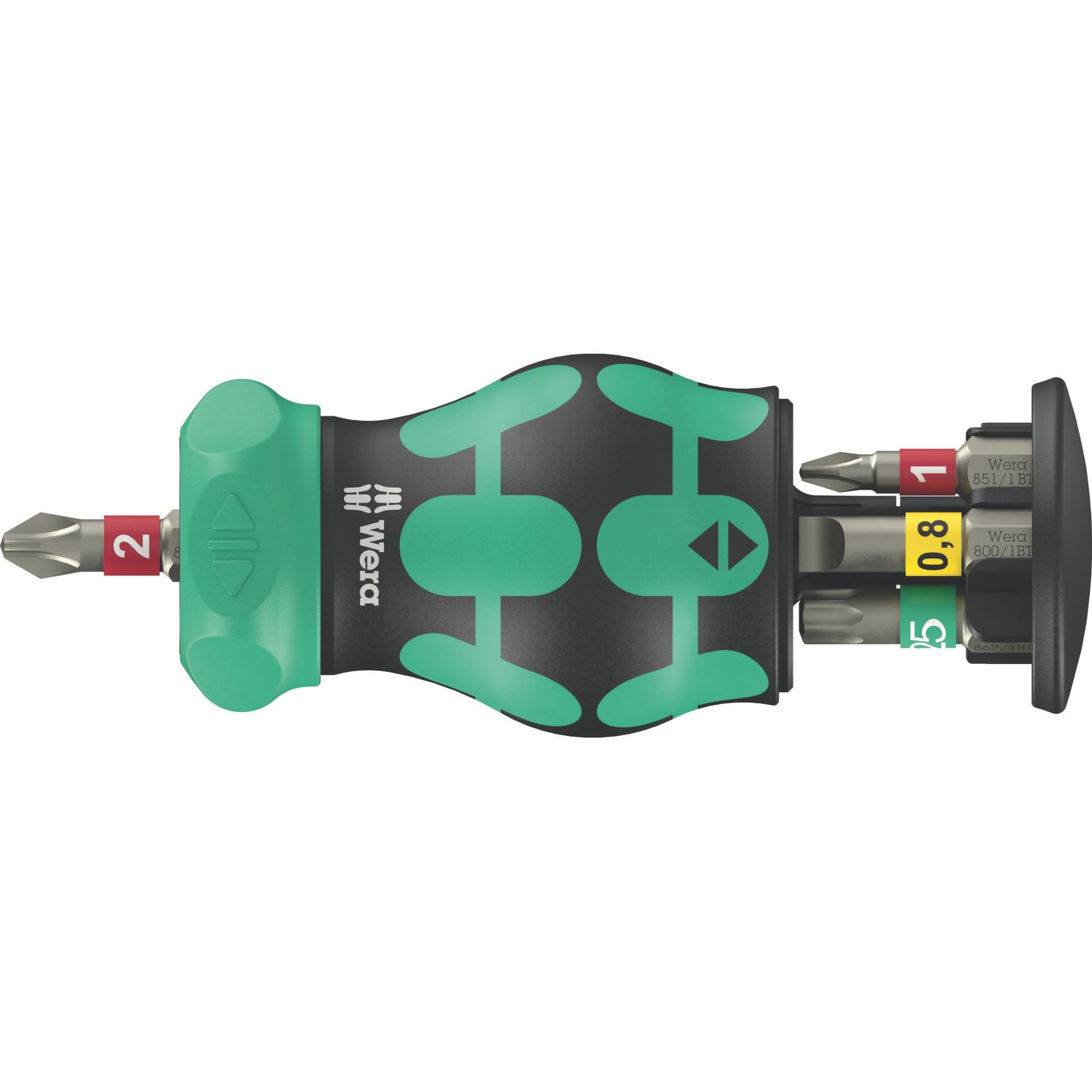 Wera Kraftform Kompakt RA 1 Interchangeable Ratchet Stubby Set 6 Pieces (901AY)