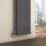 Reina Flat Double 1600mm x 292mm 2288BTU Anthracite Vertical Designer Radiator