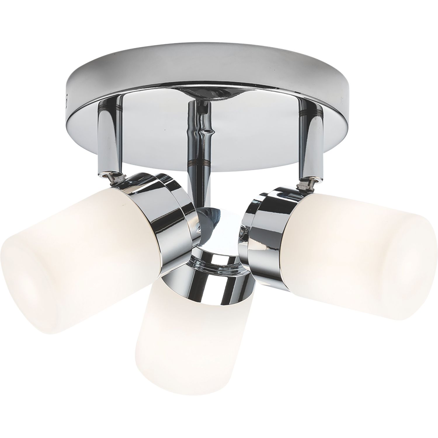 Knightsbridge Round 3-Light Triple G9 Wall & Ceiling Spotlight Polished Chrome (901GA)