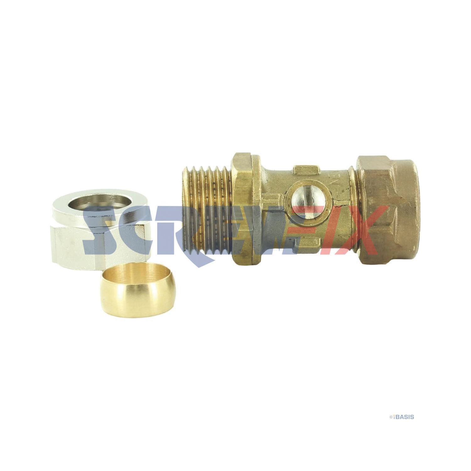 Worcester Bosch 87161424180 ISOLATOR VALVE 15MM-ONE C/NUT (901HC)