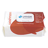 Uniwipe Washroom Cleaning Wipes White 600 Pack