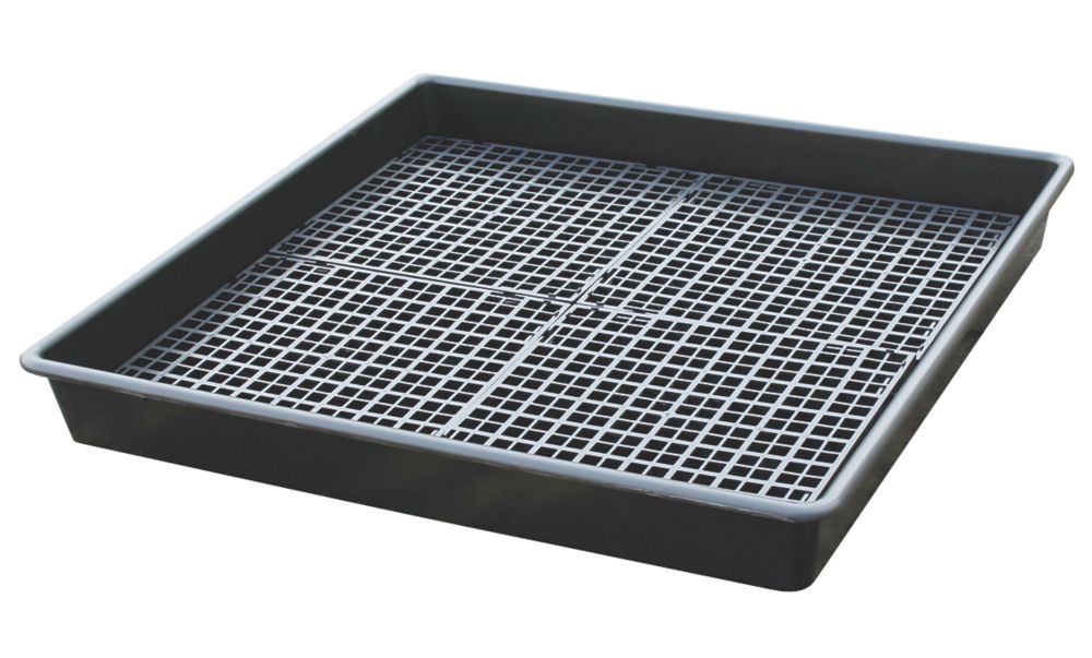 Essentials 99Ltr Drip Tray 1000mm x 1000mm x 120mm Screwfix