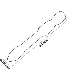 Erbauer  1/4" 50mm Hex Shank PZ2 Screwdriver Bits 15 Pack
