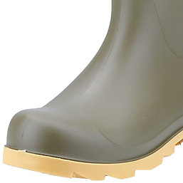 Dunlop Universal Metal Free  Non Safety Wellies Green Size 12
