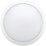 Luceco Atlas Indoor & Outdoor Maintained Emergency Round LED Decorative Bulkhead With Microwave Sensor White 21W 2100lm