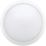 Luceco Atlas Indoor & Outdoor Maintained Emergency Round LED Decorative Bulkhead With Microwave Sensor White 21W 2100lm