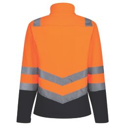 Regatta Pro Hi Vis 2-Layer Shell Jacket Orange / Navy X Large 50" Chest