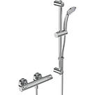 Ideal Standard Ceratherm T25 HP/Combi Flexible Exposed Chrome Thermostatic Shower Mixer
