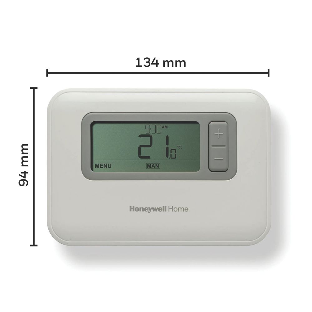 Honeywell Home T3 1-Channel Wired Programmable Thermostat - Screwfix