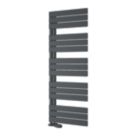 Reina 1424mm x 550mm 2291BTU Anthracite Flat Designer Towel Radiator
