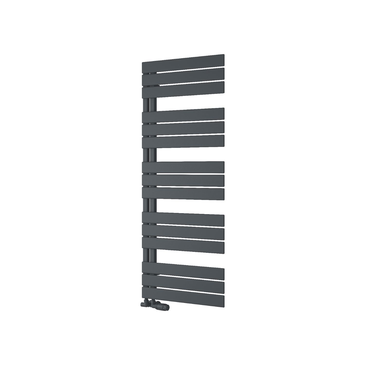 Reina 1424mm x 550mm 2291BTU Anthracite Flat Designer Towel Radiator (901LH)
