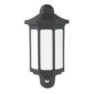 LAP Dunham Outdoor LED Half Wall Light Black 8.5W 580lm