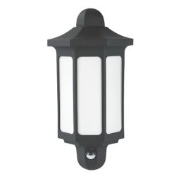 LAP Dunham Outdoor LED Half Wall Light Black 8.5W 580lm