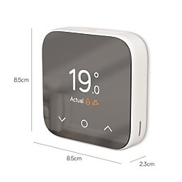 Hive Mini Wireless Heating & Hot Water Smart Thermostat White/Grey