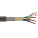 Time EV-Ultra Black  3-Core 10mm² & Cat 5e 4-Pair Armoured EV Charging Cable 1m Coil