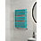 Terma Warp T Bold Designer Towel Rail 655m x 500mm Teal 1569BTU