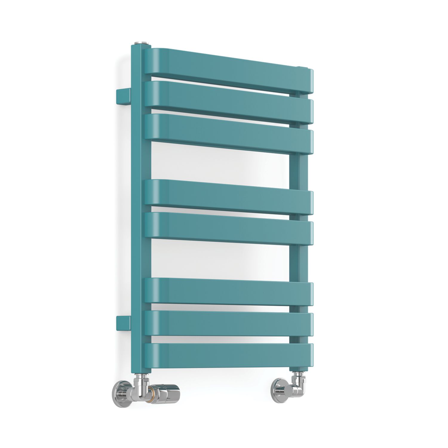 Terma 655mm x 500mm 1569BTU Teal Flat Designer Towel Radiator (901RH)