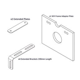 Furniture Adaptor Kit For Wall Hung Toilet Frame